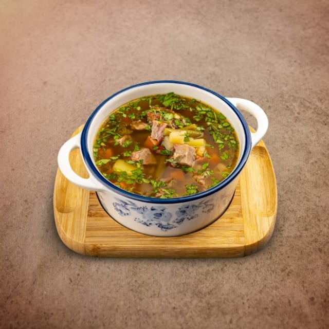 Chicken Man Chow Soup.