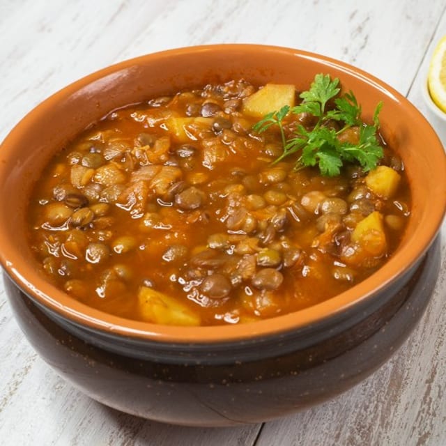 Plain Lentil Soup.