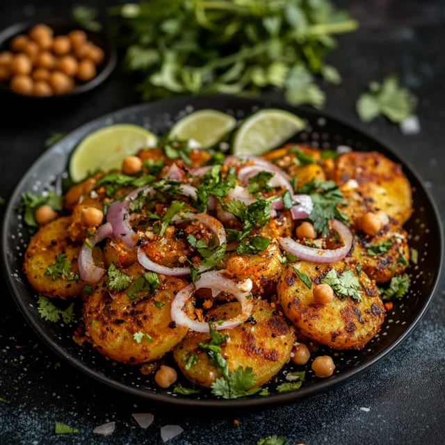 Aloo Tikki Chaat.